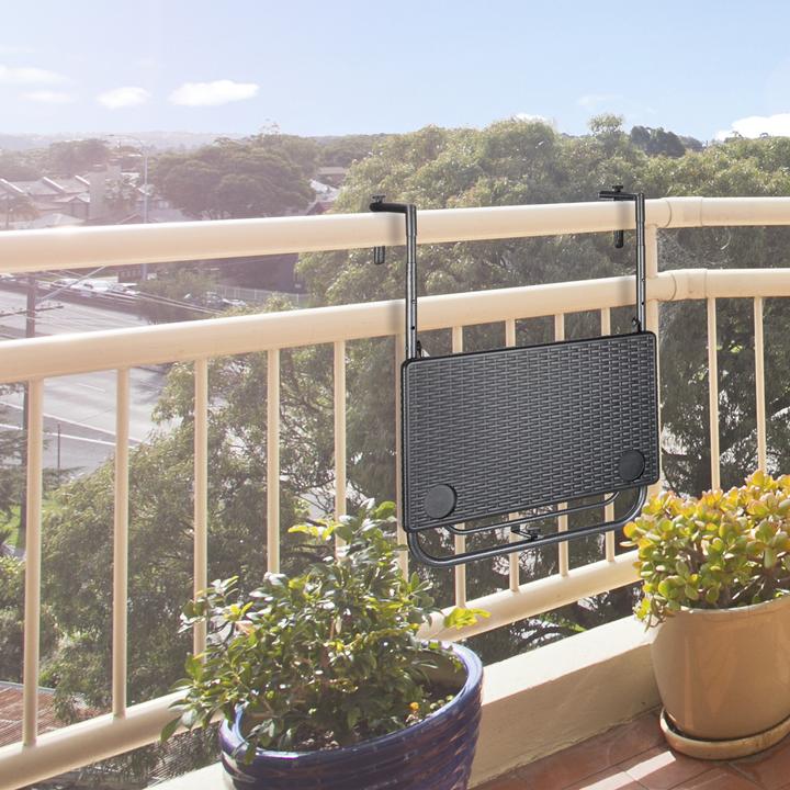 Produktbild Relaxdays Balkonhängetisch