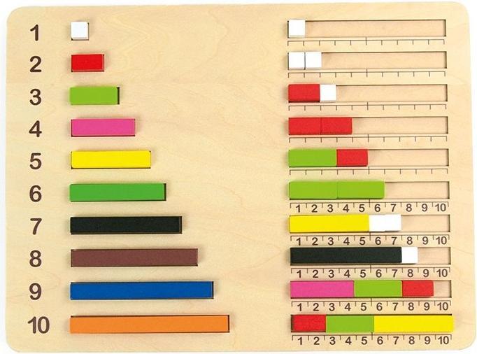 Immagine prodotto Topbright Toys Barre di frazione Schede (Multilingue)