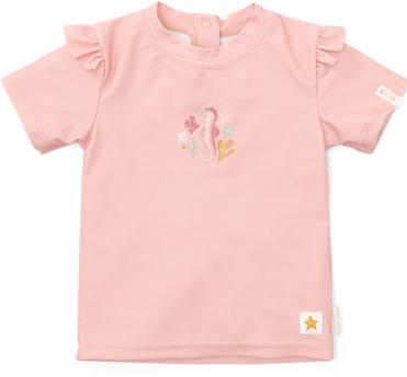 Produktbild Little Dutch Schwimm T-Shirt kurzärmligruffles Seahorse Pink - 74/80 (74)