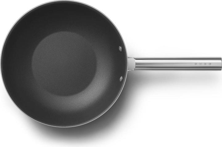 Immagine prodotto Smeg CKFW3001RDM Wok Ø 30cm, rosso (Wok, Acciaio inossidabile, Alluminio, 30 x 9.50 cm)