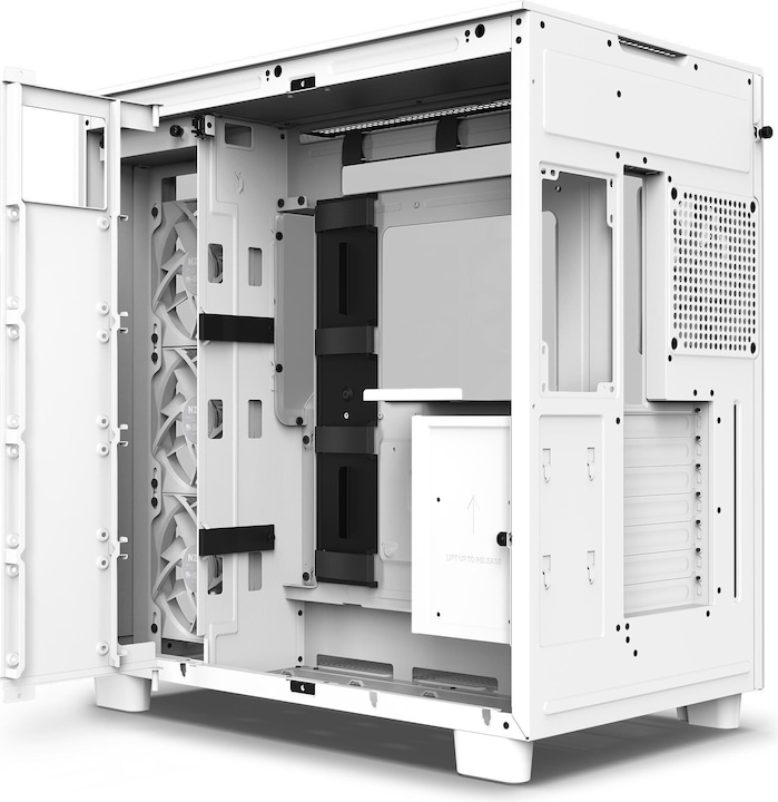 Actual product image NZXT H9 All white (mATX, Mini-ITX, ATX)