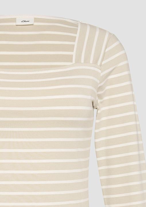 Immagine prodotto S.Oliver T-Shirt Streifenshirt mit Karree-Ausschnitt (48)
