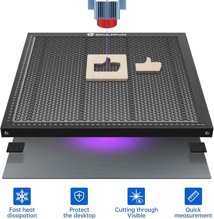 Produktbild Sculpfun Waben-Arbeitstisch für Lasergravierer