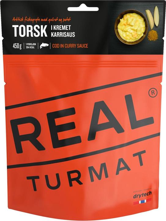 Immagine prodotto REAL Piatto principale: merluzzo in salsa cremosa al curry (96 g)