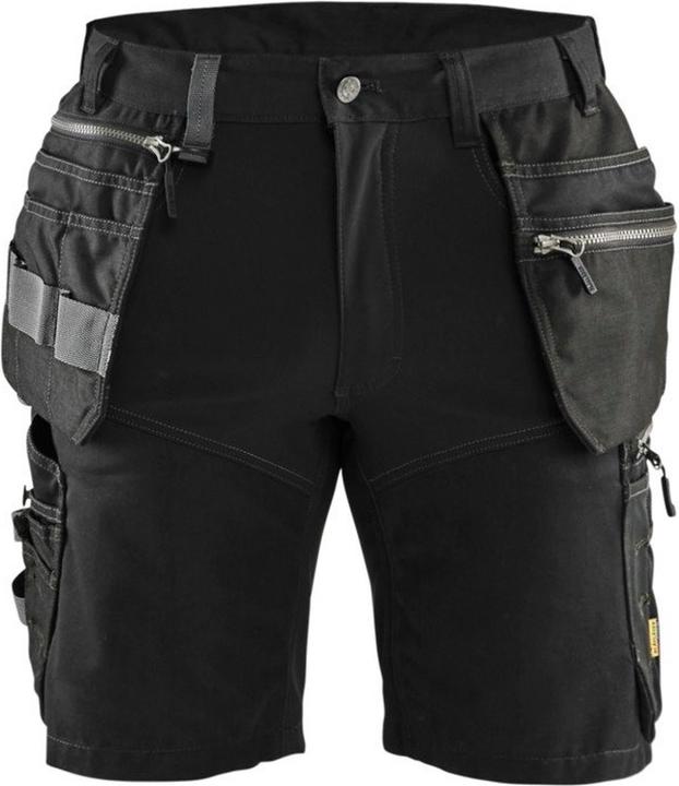 Blakläder BlÃ¥klÃ¤der 1598 Werkbroek kort met stretch - zwart - 50 (M) (50)