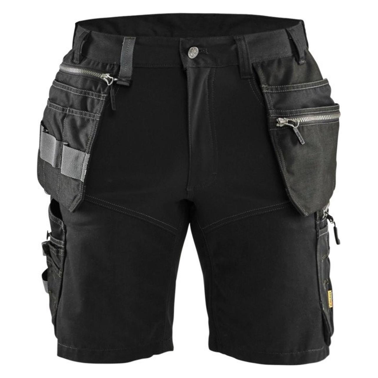 Blakläder, Werkbroek, BlÃ¥klÃ¤der 1598 Werkbroek Kort Met Stretch - Zwart - 50 (M) (50)
