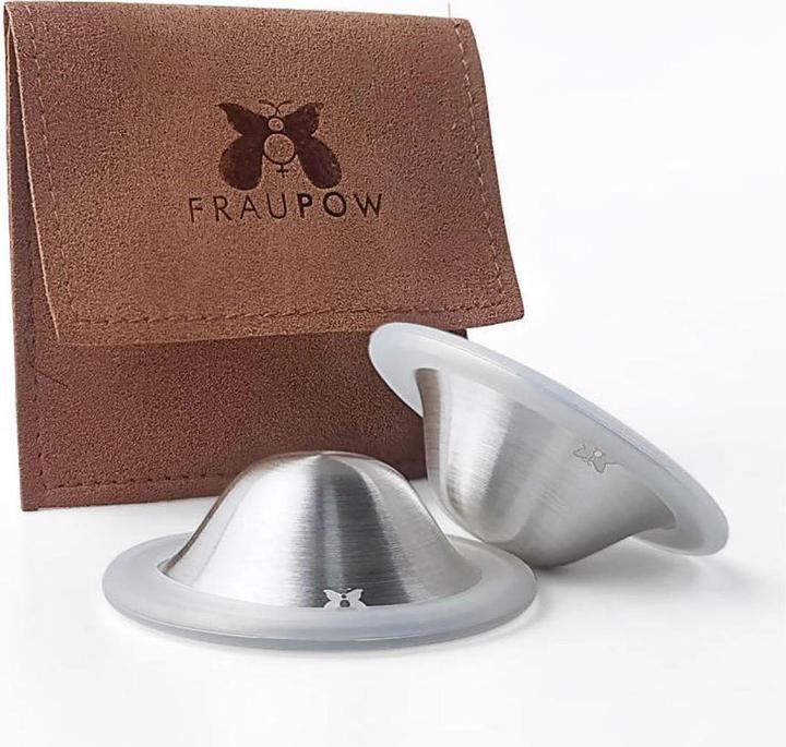 Fraupow Cappello argentato taglia 2 (Taglia unica)