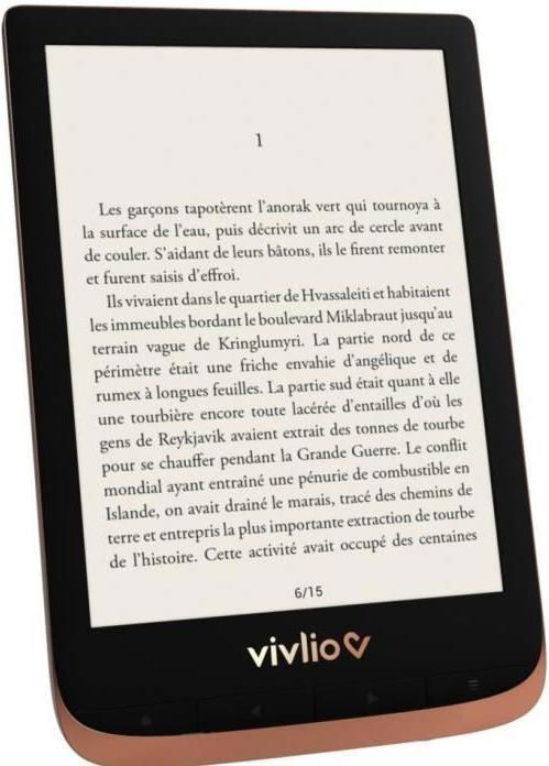 Actual product image Vivlio Touch HD Plus eBook Reader WLAN, Copper (6", 16 GB)