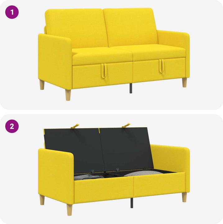 Produktbild vidaXL Modernes Sofa (2-Sitzer)