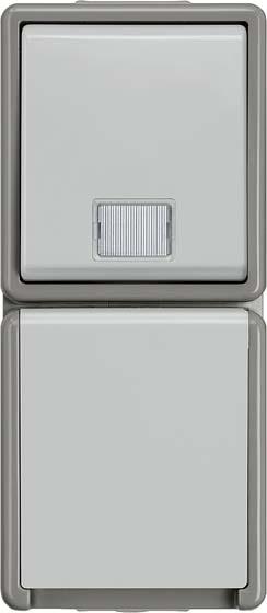 Actual product image Siemens Pushbutton, 10A 250V Schuko Outlet