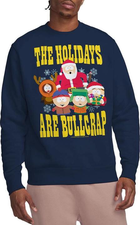 Actual product image Ubisoft Unisex Adult The Holidays Are Bullcrap Christmas Sweatshirt (S)