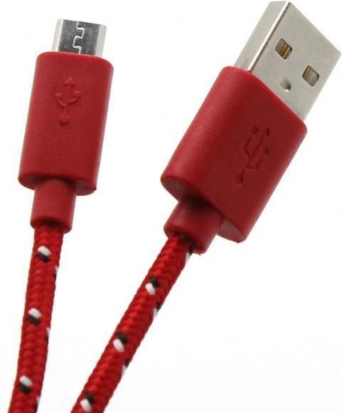 Actual product image Sbox USB->Micro USB 1M USB-1031R red (1 m, USB 1.0, USB 2.0, USB 1.1)
