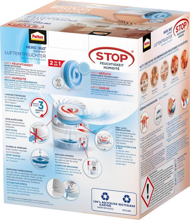 Produktbild Pattex Luftentfeuchter AERO 360° (20 m²)