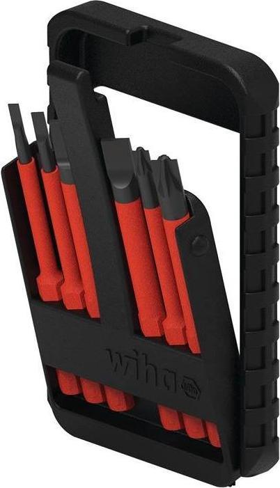 Produktbild Wiha Bit Set slimBit electric Schlitz PlusMinus/Pozidriv in slimBitBox (Schlitz, Pozidriv-Kreuzschlitz (PZ))