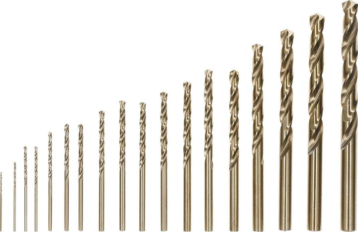 Actual product image Bosch Professional Zubehör 18-piece Toughbox metal drill bit set HSS-Co, DIN 338, 135° 1 - 10 mm. For rotary drills/drivers (1 mm, 1.5 mm, 2 mm, 2.5 mm, 3 mm, 3.5 mm, 4 mm, 4.5 mm, 5 mm, 5.5 mm, 6 mm, 6.5 mm, 7 mm, 7.5 mm, 8 mm, 8.5 mm, 9 mm, 9.5 mm, 10 mm)