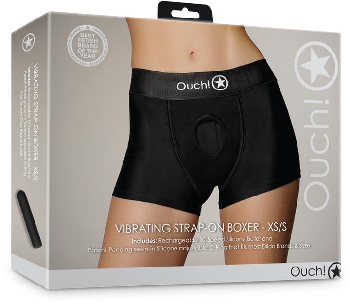 Productafbeelding Ouch! Vibrerende Strap-on Boxer - XS/S