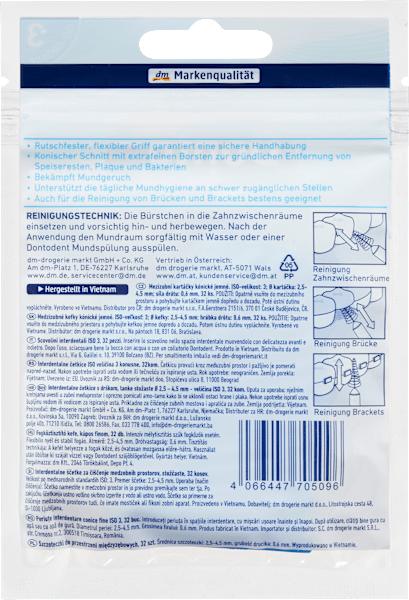 Image du produit dm Dontodent Brosses interdentaires (32 x, 0.60 mm)