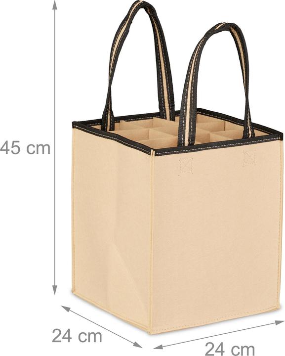 Image du produit Relaxdays Sac bouteilles