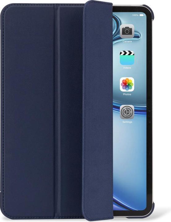 Decoded Textured Sillicon Slim Cover Apple iPad Air 13 (2024) Navy Peony (Apple iPad Air 13 2024, Apple iPad Air 13 2025)