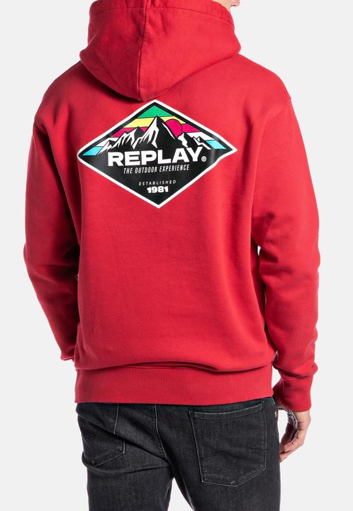 Actual product image Replay Kapuzensweatshirt Hoodie mit Logoprint und Kapuze (L)