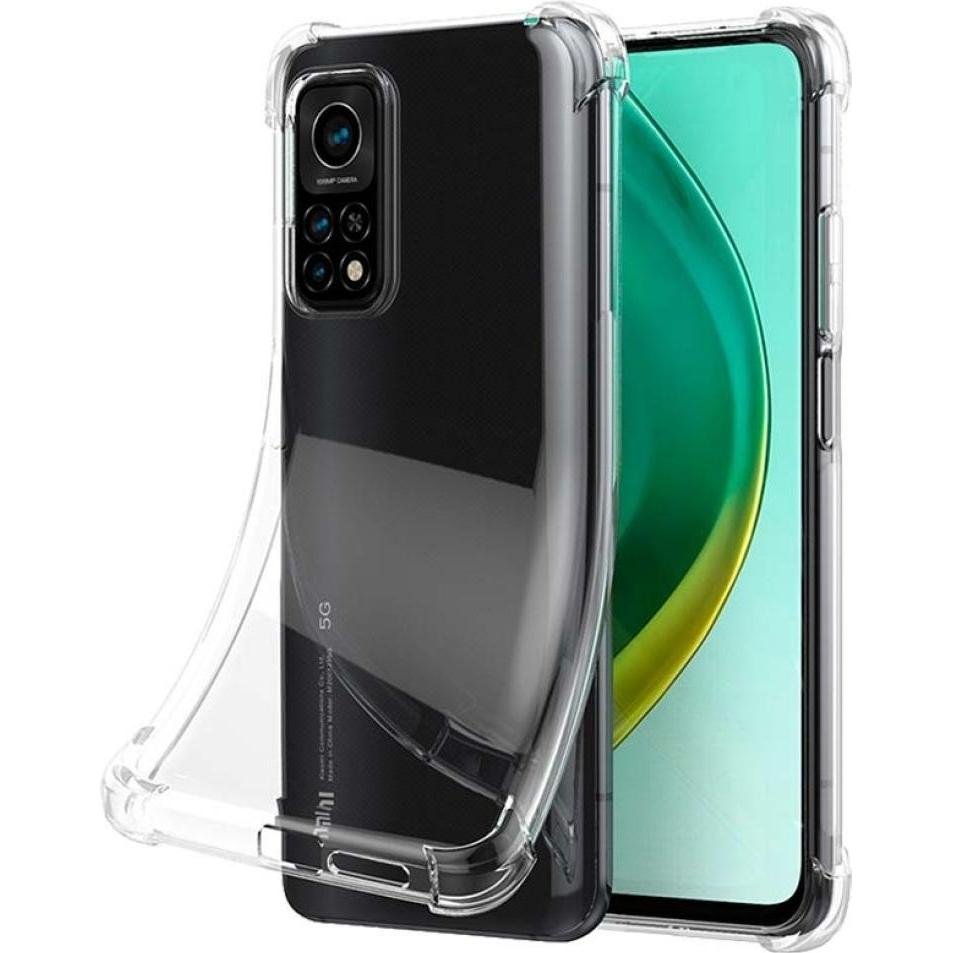 Screenguard Xiaomi Mi 10T Pro Hülle Crystal Soft Airbag Bumper (Xiaomi Mi 10T Pro), Smartphone Hülle, Transparent