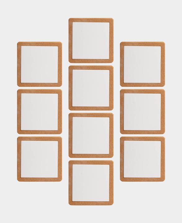 Immagine prodotto I Am Creative Sottopentola in sughero, sottopentola per pentole e padelle, set da 10 pezzi. (10 x, Pan coaster)