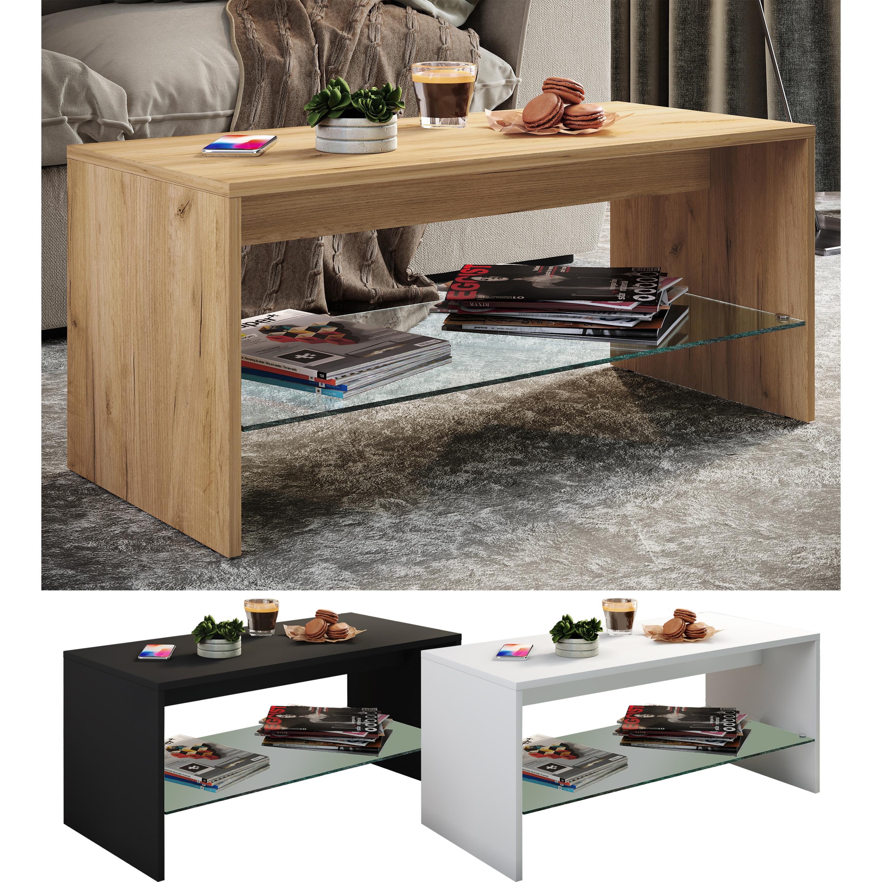 VCM, Couchtisch + Beistelltisch, Sofatisch (90 x 40 x 40 cm)
