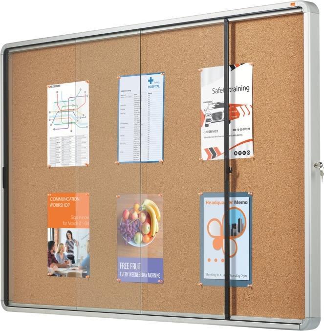 Produktbild Nobo Schaukasten Premium Plus Innenbereich Kork (Pinnwand)