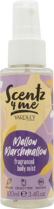 Yardley Scentz 4 Me Mellow Marshmallow Fragranced Body Mist 100ml For Unisex (100 ml, Body Mist)