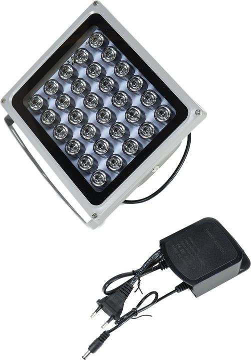 Immagine prodotto PNI Riflettore con LED infrarossi IR30 per telecamere e sistemi TVCC, 30 LED IR, distanza 80 m, IP66 (Kit di montaggio)