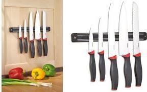 Produktbild Esmeyer Messerset AUREA Farbe: schwarz/rot Ausführung des Inhalts (Packung): 5 St./