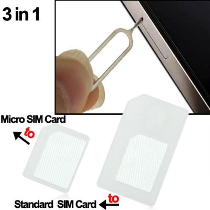 Actual product image König Design Nano/Micro Sim Adapter + Needle