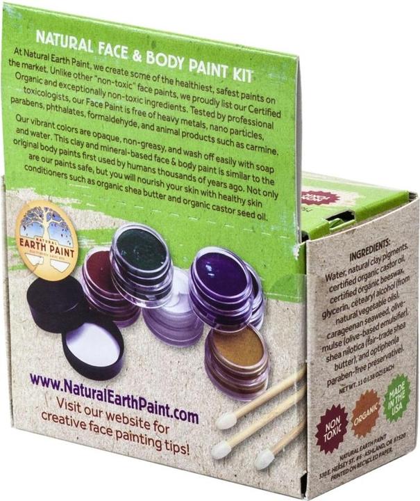 Produktbild Natural Earth Paint Natürliche Gesichtsfarbe Kit - 6 Farben