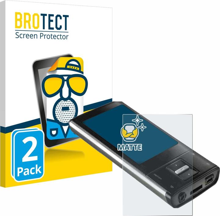 BROTECT Entspiegelungsfolie für Intenso Video Shooter 2,4" Displayschutz Displayschutzfolie Folie Matt