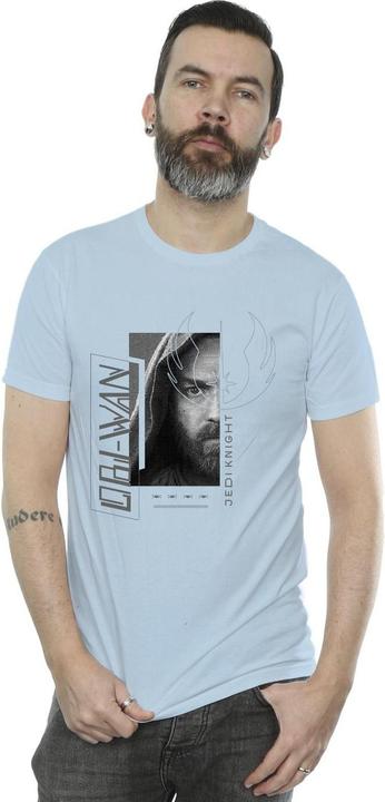 Image du produit Star Wars - T-shirt OBI-WAN KENOBI JEDI SCIFI COLLAGE - Homme (L)