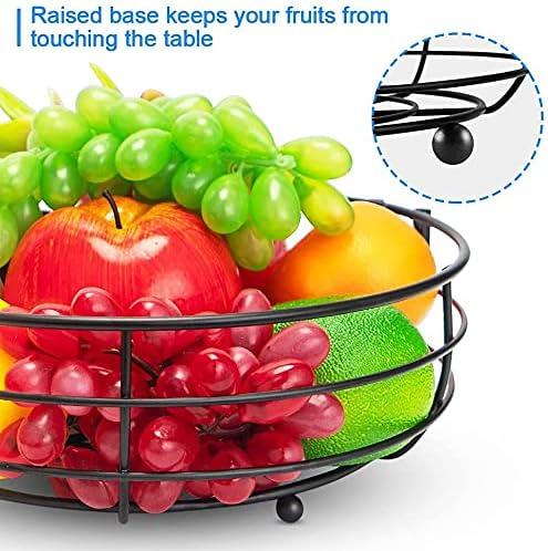 Produktbild Fuleadture 2-stöckiger Obstkorb mit Bananenhalter