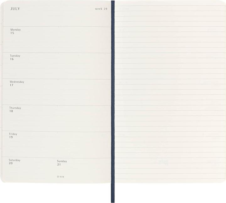 Nutritional values and ingredients Moleskine 12M Weekly XL Planner (25 x 19 cm)