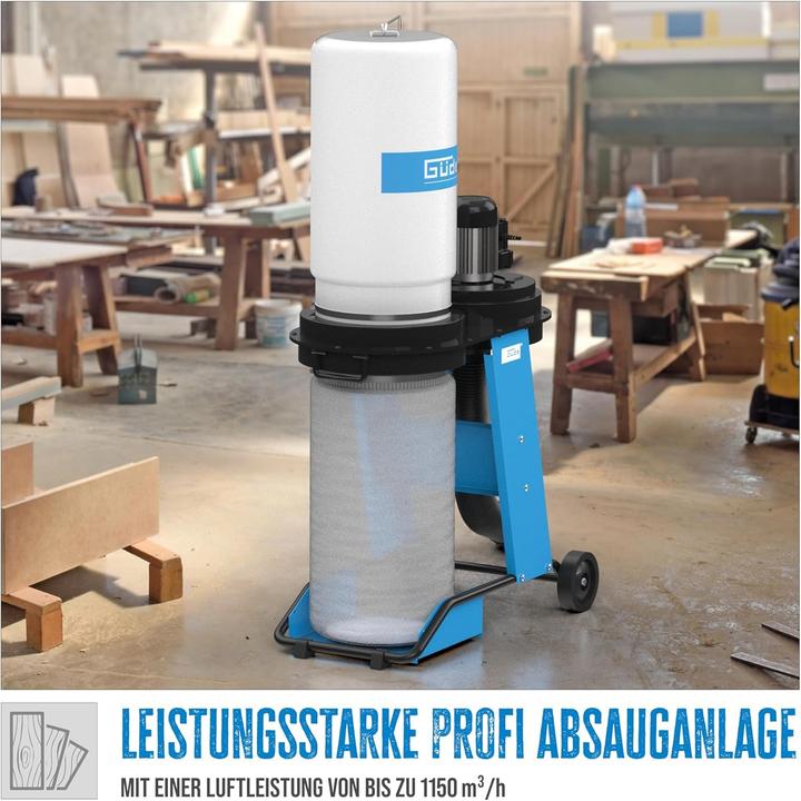 Actual product image Güde Absauganlage / Absaugung GAA 65 (Extraction system)