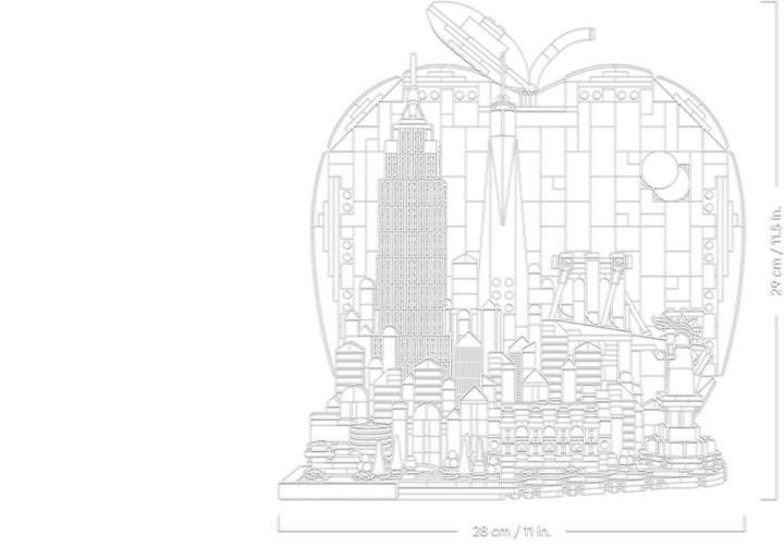 Produktbild LEGO New York City - The Big Apple (21066, LEGO Architecture)