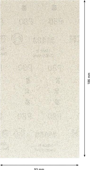 Immagine prodotto Bosch Professional Zubehör Rete di levigatura per levigatrice orbitale EXPERT M480 non perforata grana num 80 (L x L) 186 mm (80)