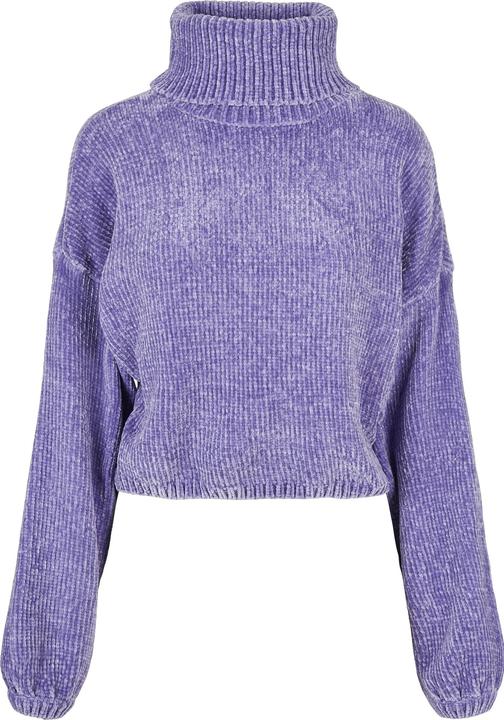 Produktbild Urban Classics Ladies Short Chenille Turtleneck Sweater - 13801 (S)