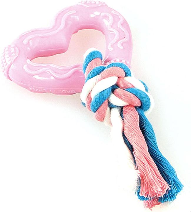 Swisspet Puppy-Play Herz L=15cm (Welpenspielzeug)