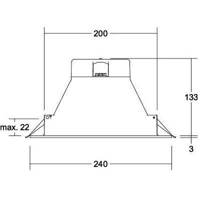 Thumbnail - Brumberg, Wandleuchte + Deckenleuchte, LED-Einbaudownlight (1880 lm)