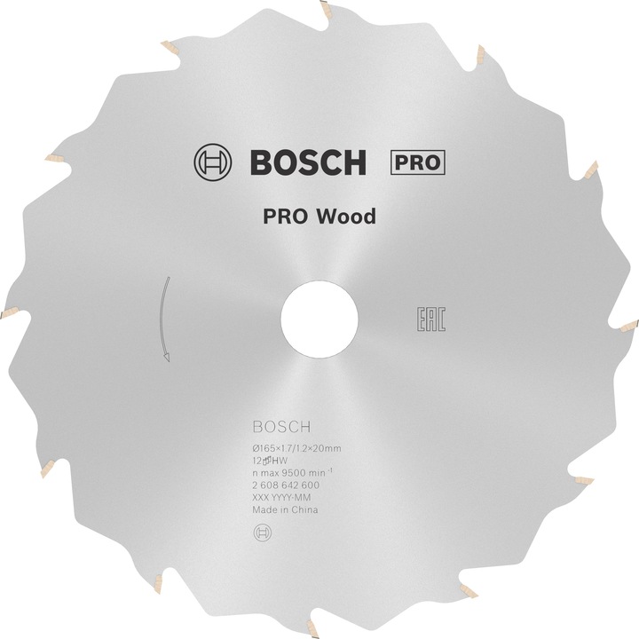 Produktbild Bosch Professional Zubehör PRO Wood Kreissägeblatt, 165 x 1.7 x 20 mm