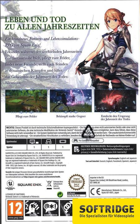 Produktbild Square Enix Harvestella (Switch, DE)