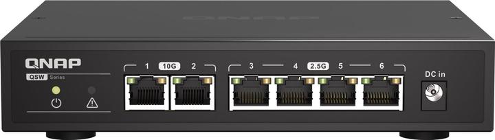 Image du produit QNAP QSW-2104-2T, commutateur 10GbE à 2 ports (6 ports)