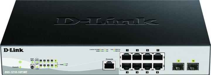 Immagine prodotto D-Link Switch PoE Gigabit Smart Managed (10 porte)
