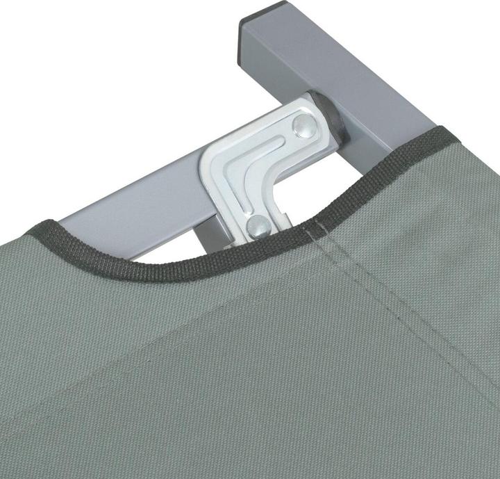 Actual product image Stahlwerk Camping lounger 150 kg 190x63 cm camp bed Camping bed Folding lounger Folding bed