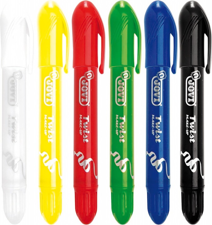 Actual product image Jovi Children's make-up pens Twist Face Paint PU=6 pieces blister pack