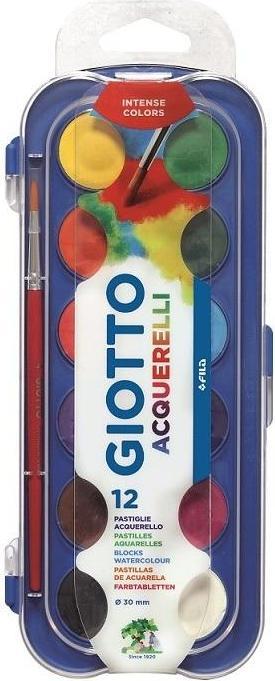 Actual product image Giotto Colour Box 12 Colour Blocks multicoloured (Multicoloured)